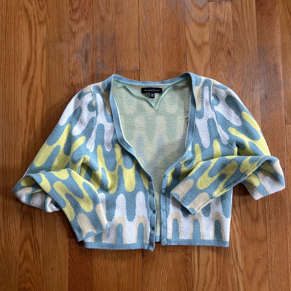 Multicolor Pattern Cardigan